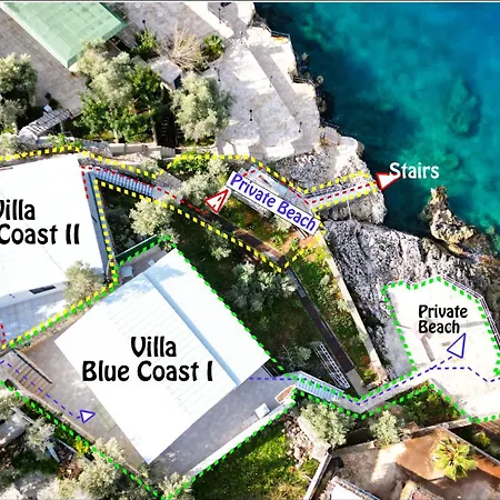 Blue Coast I & Ii Wbeach And Great Sea View - Kalkan